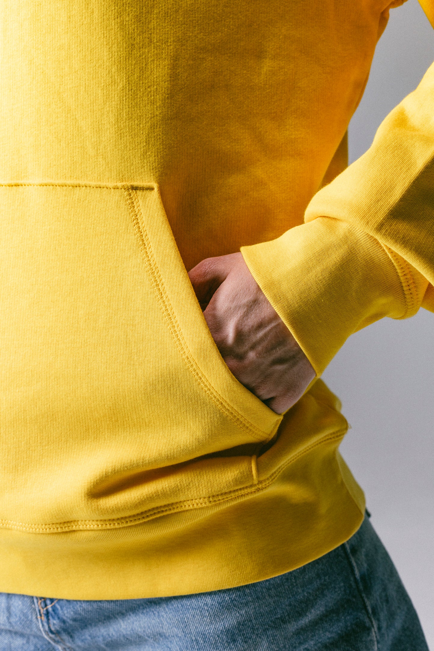 Hoodie - Clock Yellow