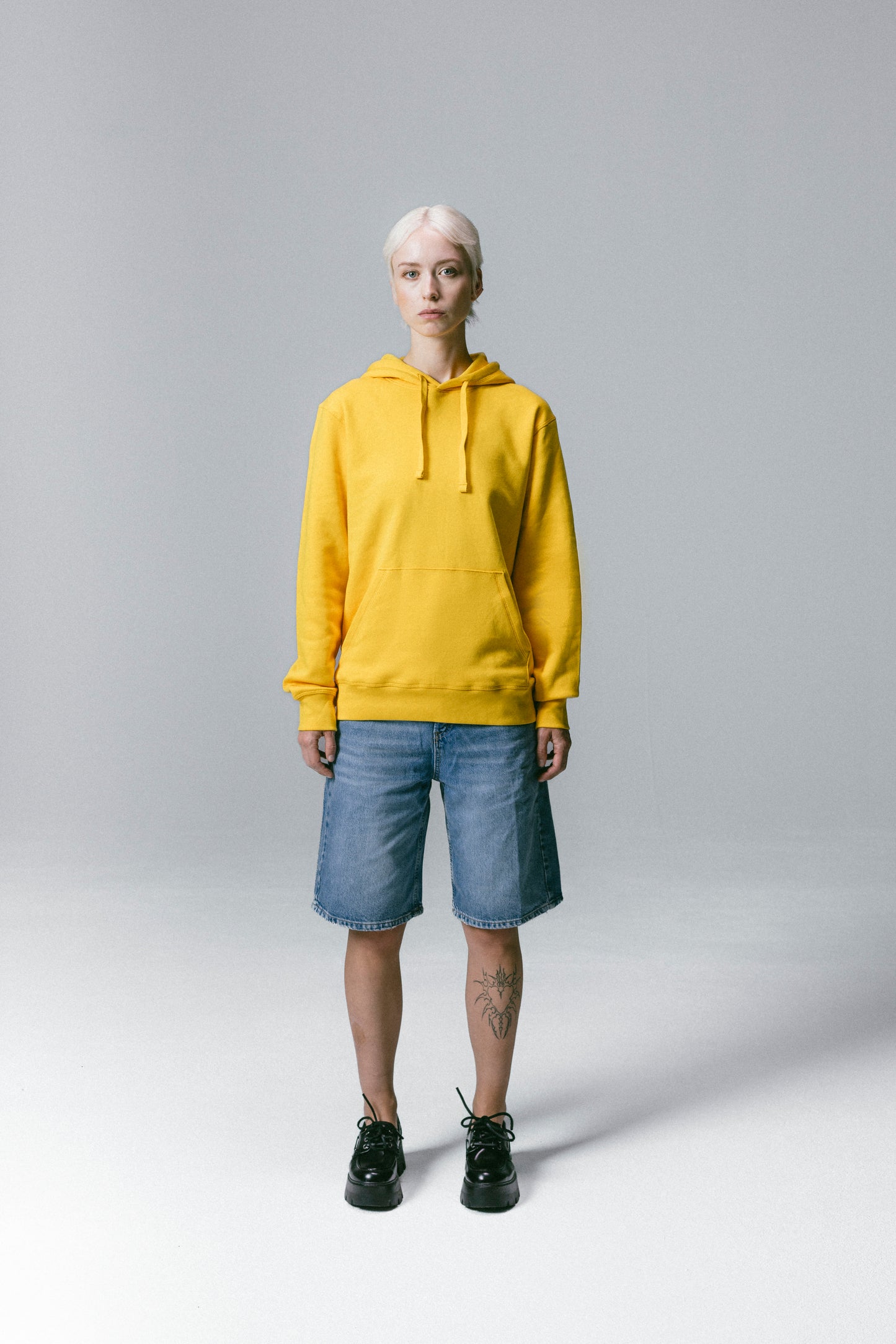 Hoodie - Clock Yellow