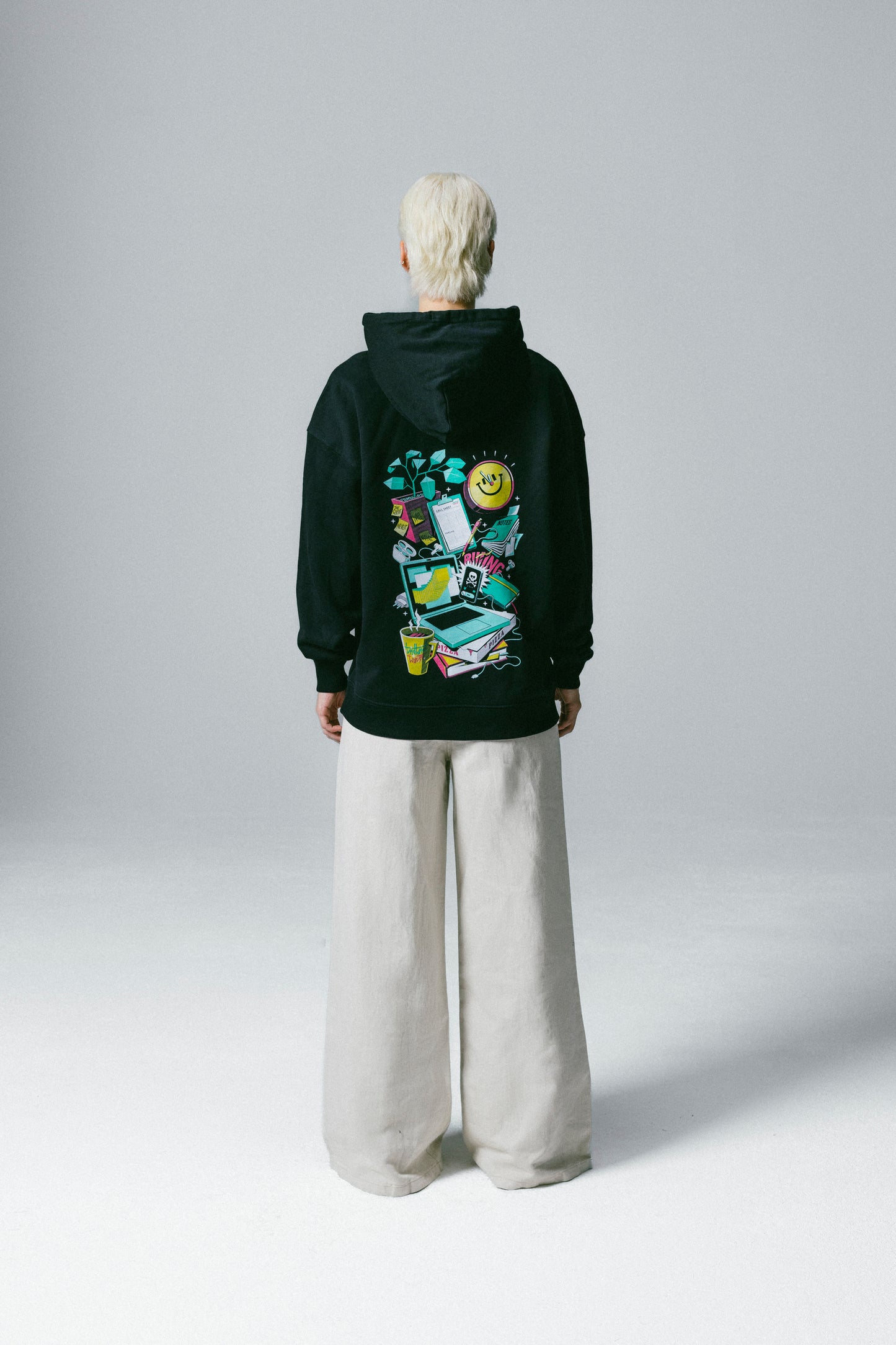 Hoodie - Controlled Chaos Black