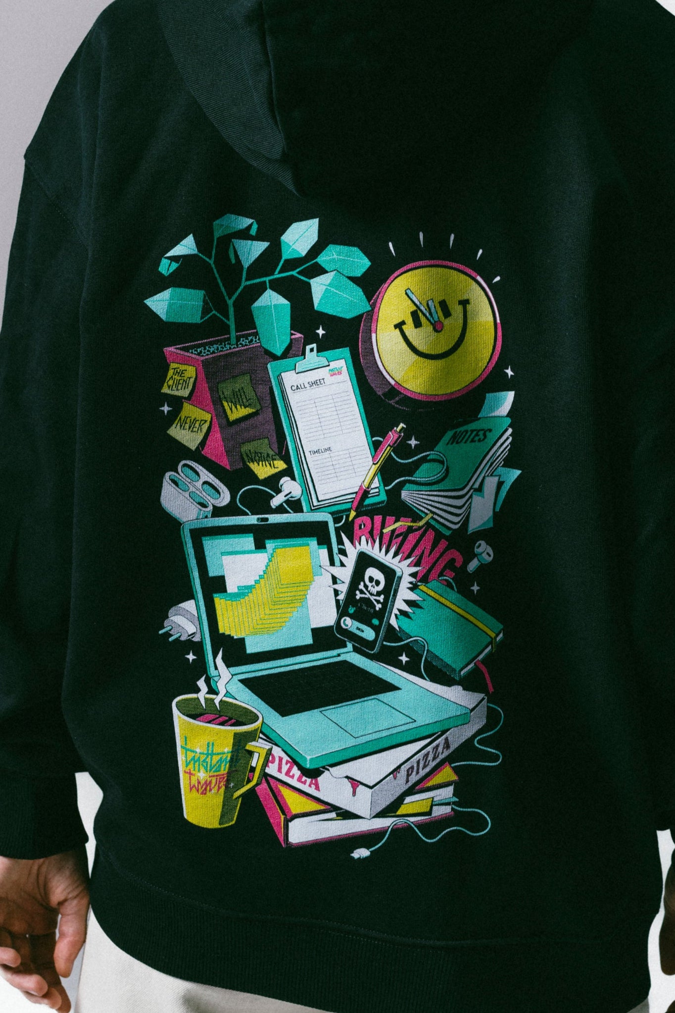 Hoodie - Controlled Chaos Black