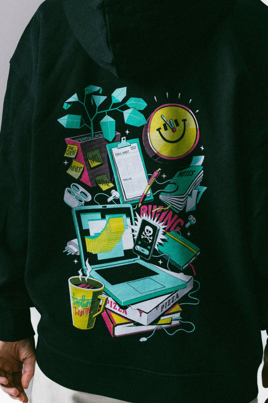 Hoodie - Controlled Chaos Black