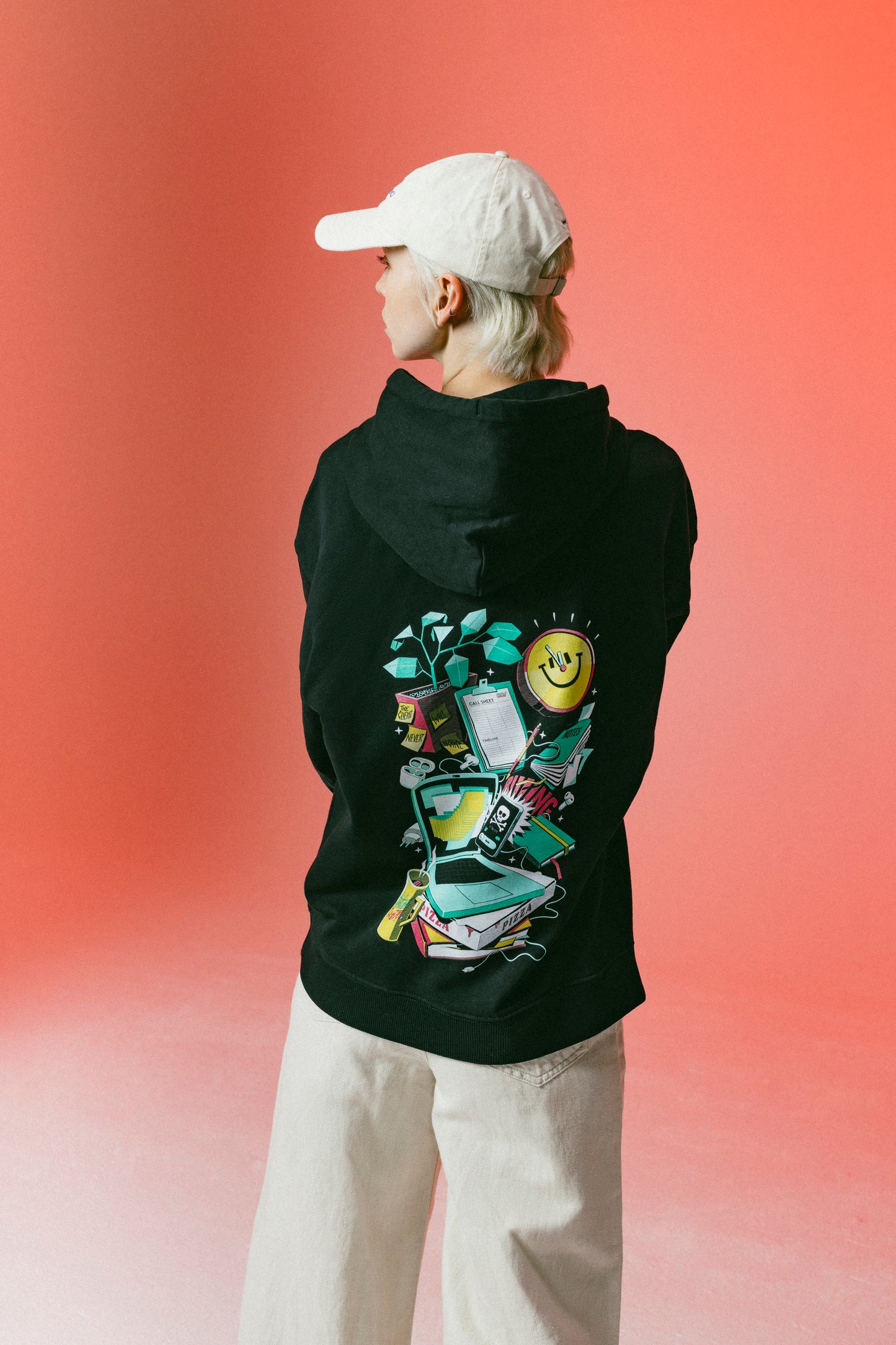 Hoodie - Controlled Chaos Black