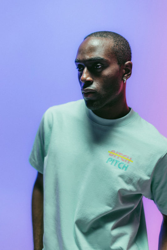 T-Shirt - Pitch Don't Kill my Vibe Türkis